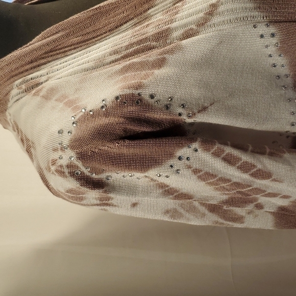 Belldini Two Piece Set Brown Cardigan Sweater Camisole Women’s Size Medium - Picture 6 of 16